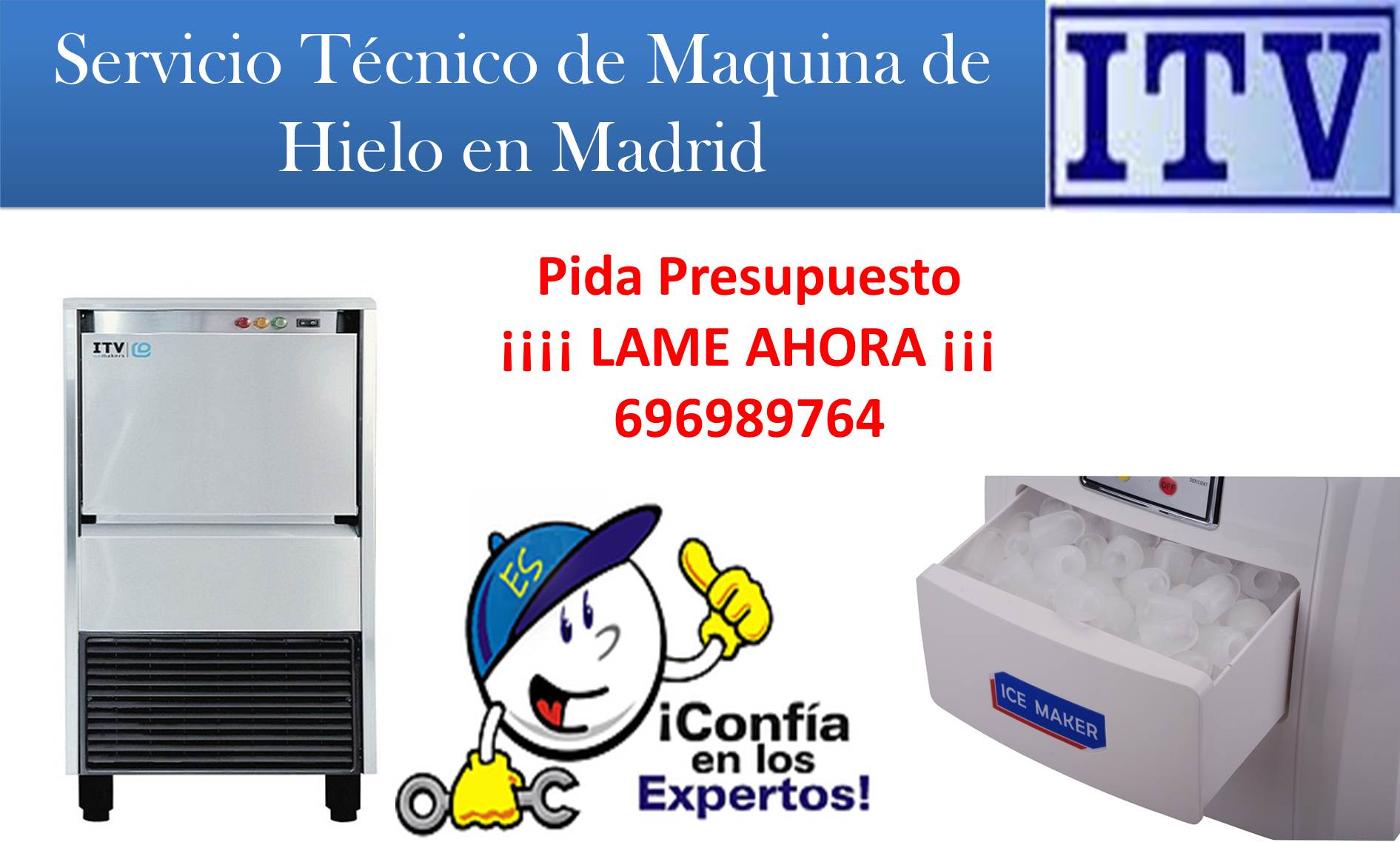 Reparación de máquina de hielo